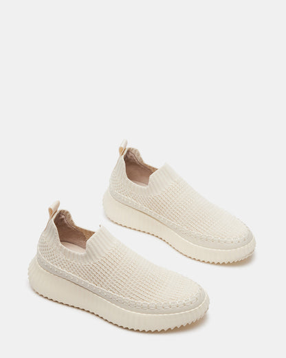 SAMARAH Beige Low Top Slip On Sneaker | Women's Sneakers